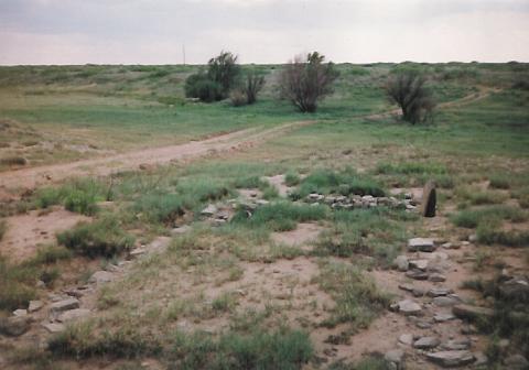 Stinking Springs, ahol Charlie Bowdre-t lelttk, a tbbiek megmenltek (rgi hz maradvnya)